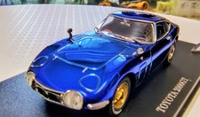 Kyosho Toyota 2000GT Minicar 1/43 Blue Chrome