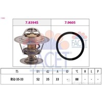 Thermostat KüHlmittel Facet 7.8483 Made In Italy - Oe Equivalent FüR Ford