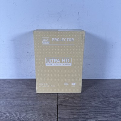 MAGCUBIC White LCD PROJECTOR HY320 ULTRA HD DYNAMIC RANGE MULTIMEDIA PROJECTOR