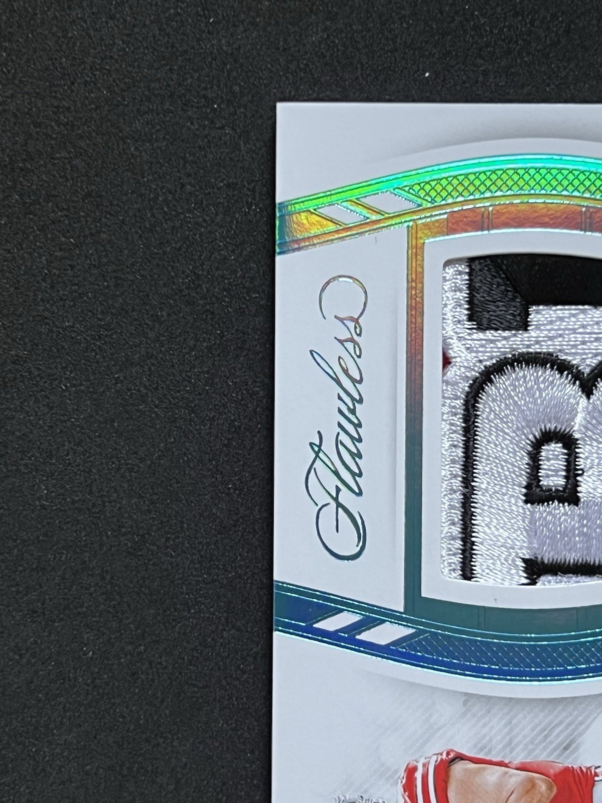 WILL HOWARD 2025 FLAWLESS COLLEGIATE RPA PLATINUM LOGO PATCH AUTO 1/1 view 7