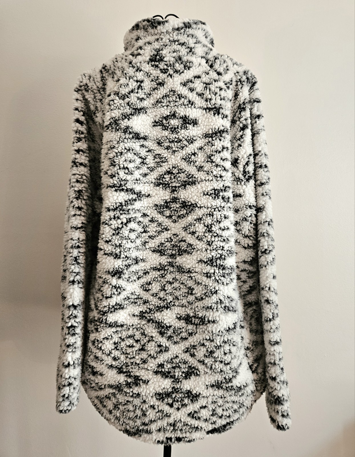 Cozy Sherpa Members Mark 1/4 Zipper Hoodie (no hood) Pullover / Women's Sz XXL