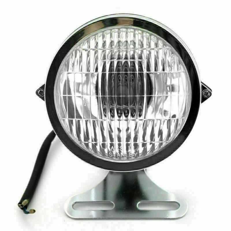 Chrome Bullet Headlight Lamp 4 3/4" Motorcycle For Chopper Bobber Custom Foto 4 de 4