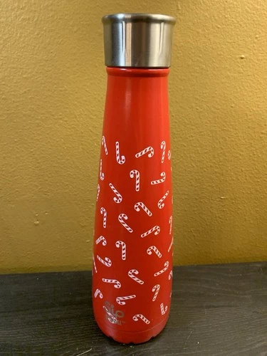 Sip by Swell Insulated Water Bottle CANDY CANE  15 oz. Insulated Stainless