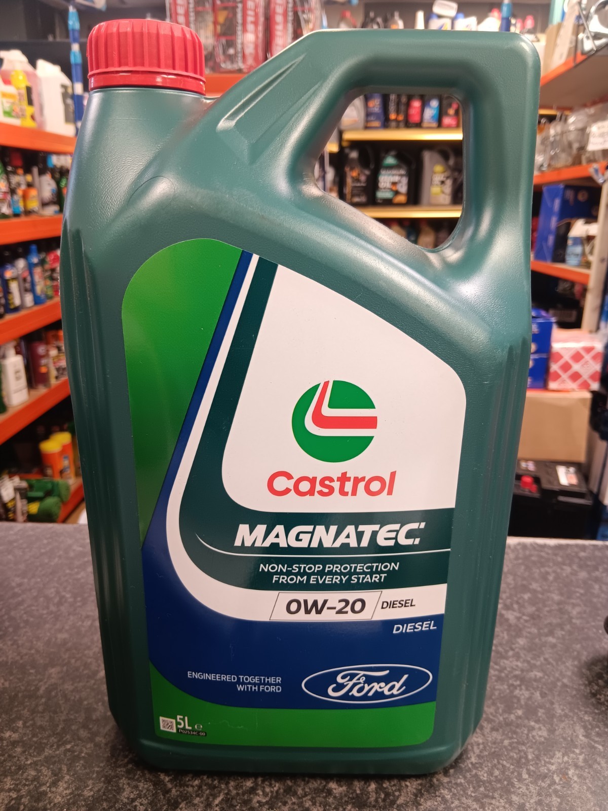 15F73C Magnatec Diesel Car Engine Oil 5L 5 Litre 0W20 Fully Synthetic By Castrol
