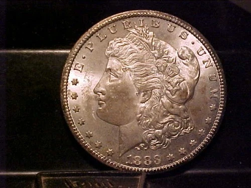 * 1883-CC CHOICE + MS MORGAN SILVER DOLLAR