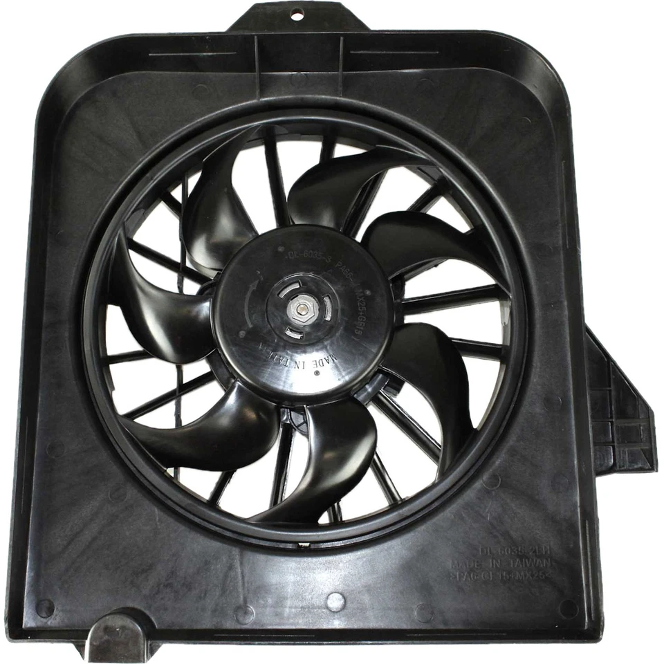 Ventilador de refrigeración del radiador para Chrysler Town & Country 2001-2005 lado izquierdo Foto 2 de 4