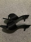 Martinez Valero Grace Black Satin Low Heels, Women’s Size 7M — photo 4