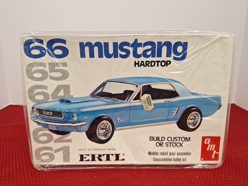 AMT ERTL model car kit 1966 '66 FORD MUSTANG HARDTOP 1/25 Open Box ...