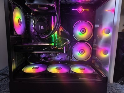 RGB Gaming PC AMD Ryzen 5 5500 32GB RAM NVME SSD NVIDIA Window 11