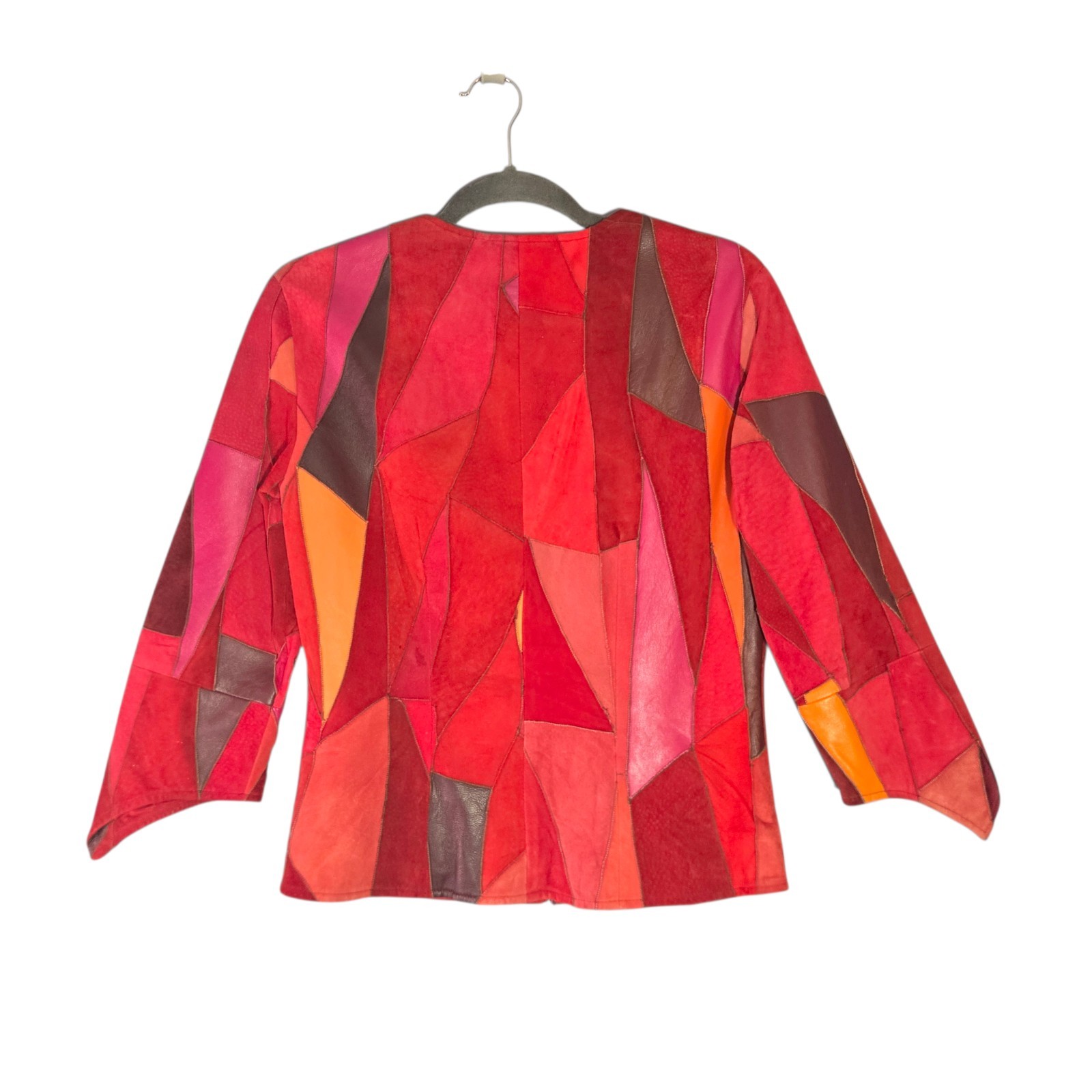 Wilsons Pelle Studio Patchwork Leather Jacket Wom… - image 3