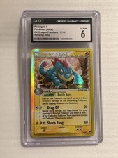 Feraligatr δ - 2/101 Reverse Holo - Pokemon EX Dragon Frontiers 2006  - CGC 6 on eBay