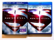 Man of Steel Blu-ray DVD Digital HD 2013 Zack Snyder Henry Cavill Amy Adams