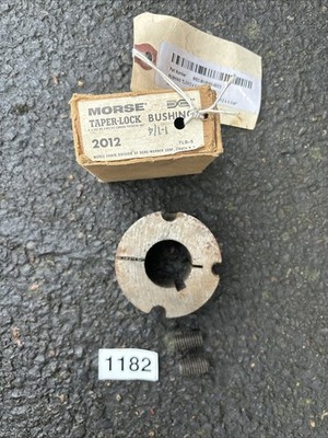 Morse 1210 1-3/16 Taper Bushings New Old Stock W/ Hardware
