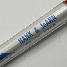 VTG Ballpoint Pen HANK & JoANN TRUCK STOP Havana Illinois