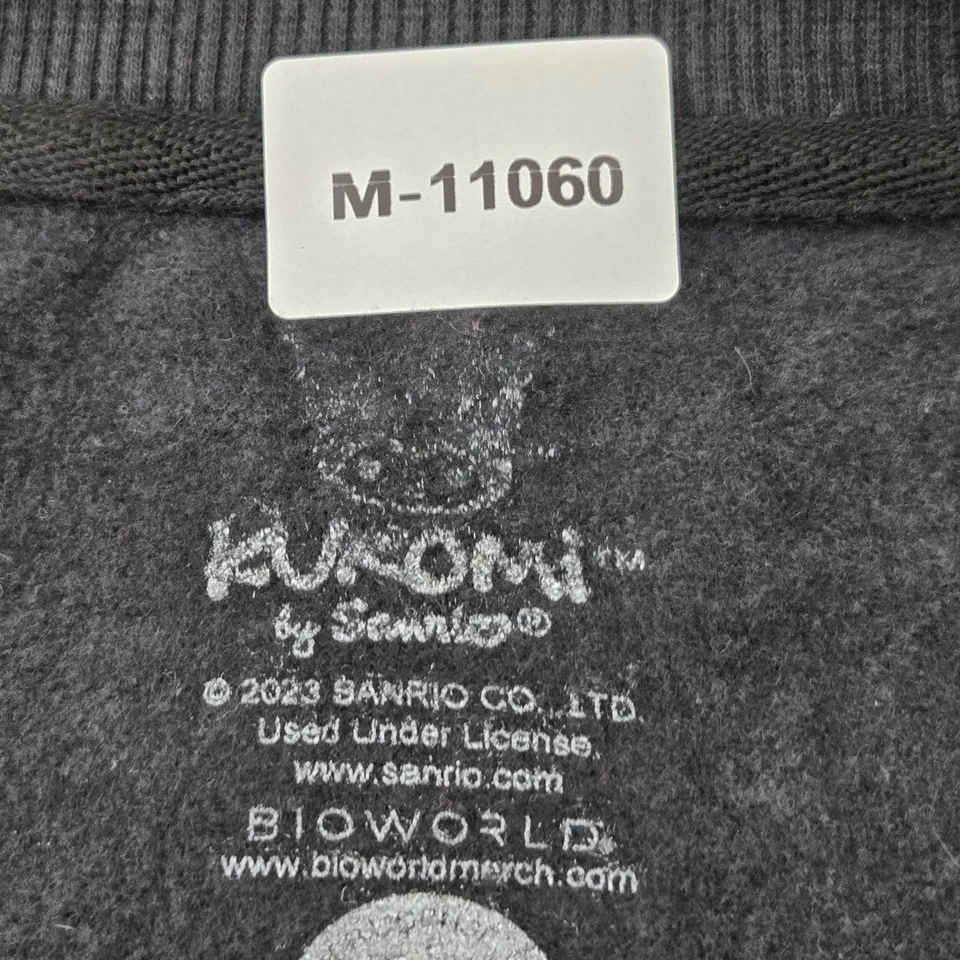 Sudadera Bioworld Hombre XL Negra Estampado Gráfico Logo Personaje Kuromi Manga Larga Foto 2 de 4