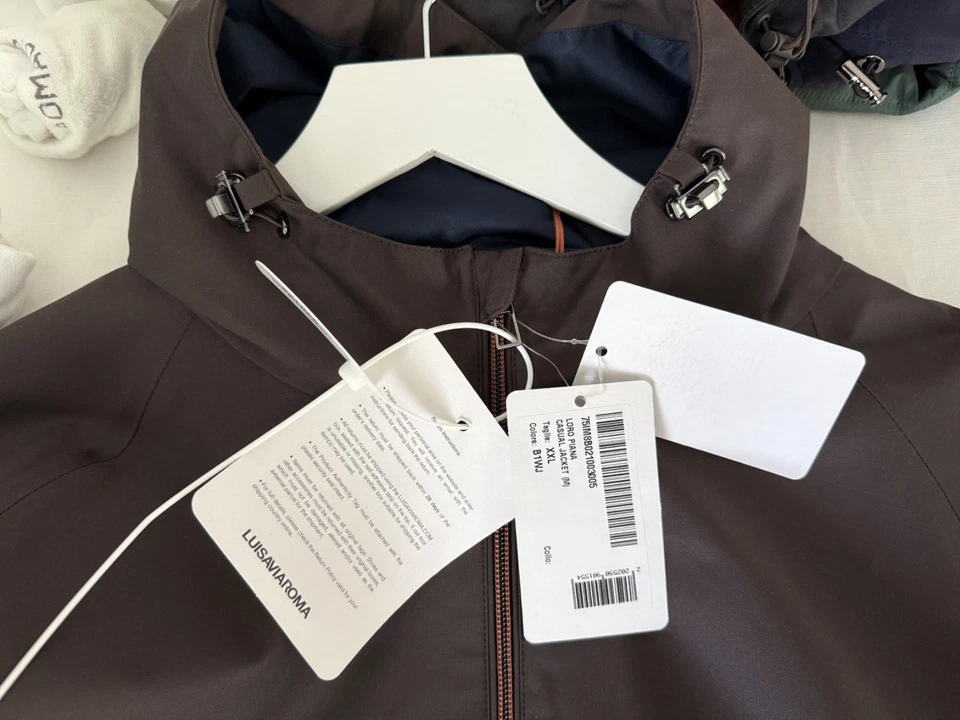 Loro Piana Acland Technowool Rain Jacket - NWT - Chocolate Brown - Image 2 of 4