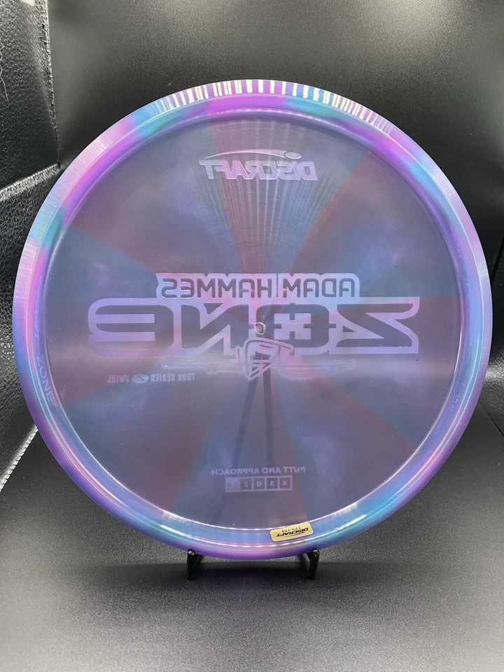 Discraft Zone 2025 Tour Series Swirl Adam Hammes 173-174G - Wonderbread Stamp - Image 3 of 3