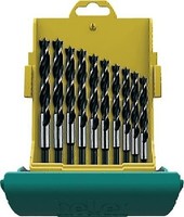 Heller Cv Holzspiralbohrersatz 10Tlg.D.3,4,5,6,7,8,9,10,11,12Mm Maxxbox