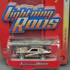 HTF 2007 Johnny Lightning Rods Chrome 1971 CHEVY VEGA PRO STOCK w/ Magnet - 1/64