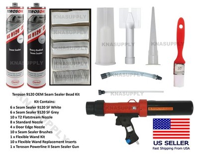Teroson MS 9120 SF Grey & White Heavy Body Seam Sealer OEM Bead Kit