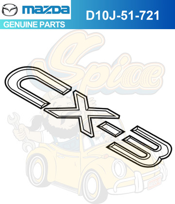 2016-2017 Mazda CX-3 Chrom Typenschild Emblem Logo D10J-51-721 Original-image