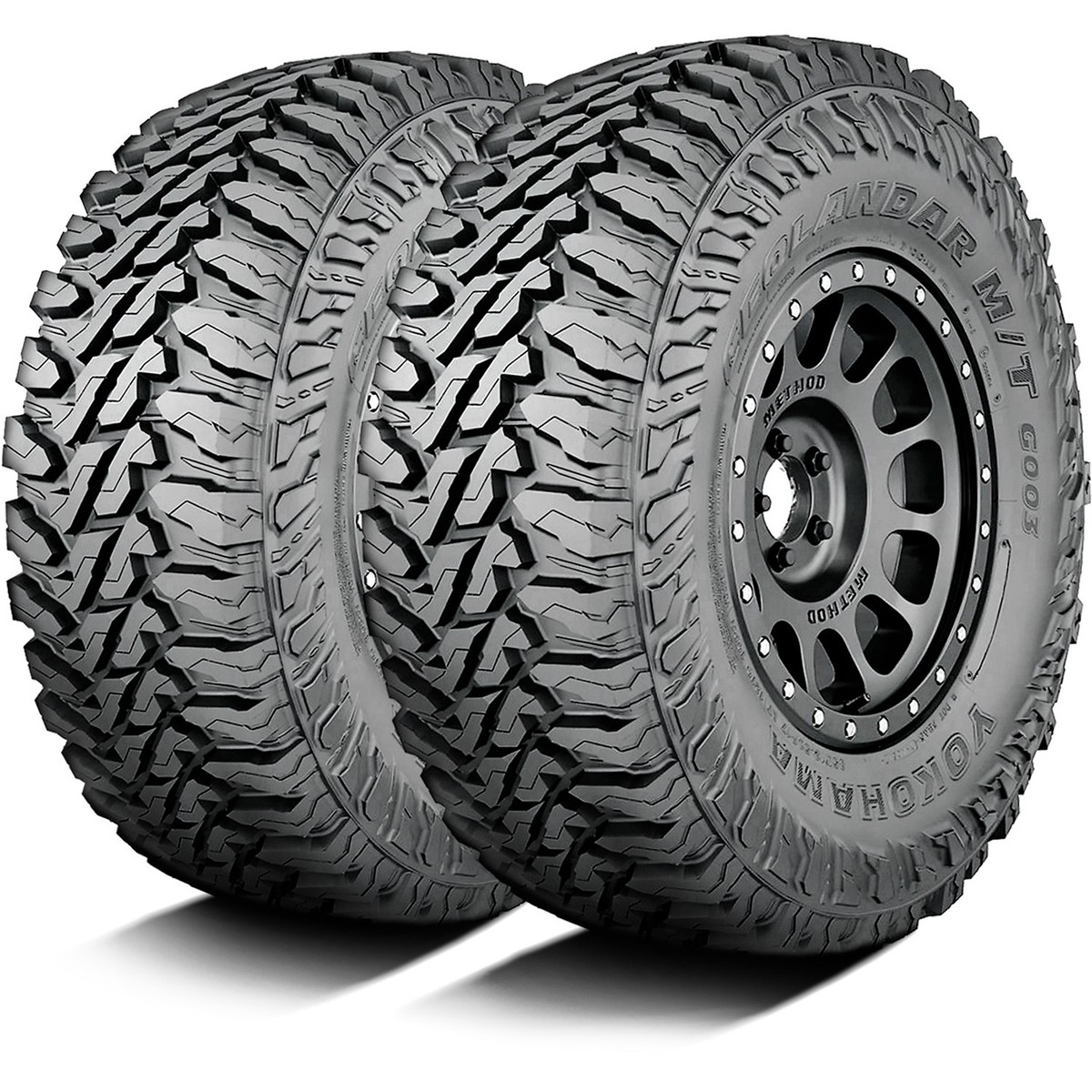 YOKOHAMA GEOLANDAR M/T 603 15インチオフロードタイヤ 4 Tires Yokohama Geolandar M/T G003 LT 315/70R18 Load E 10 Ply MT