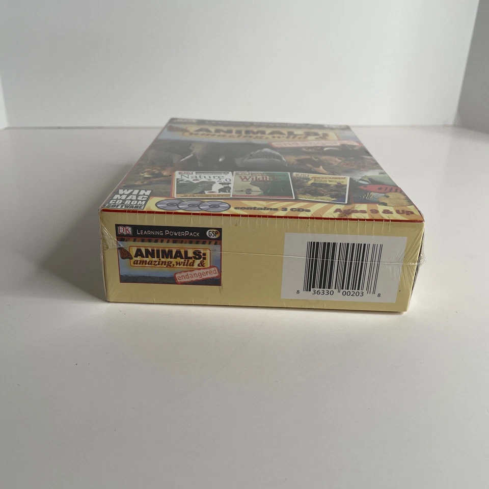 Animals Amazing Wild and Endangered Learning Power Pack Win/Mac New Sealed - Image 4 of 4
