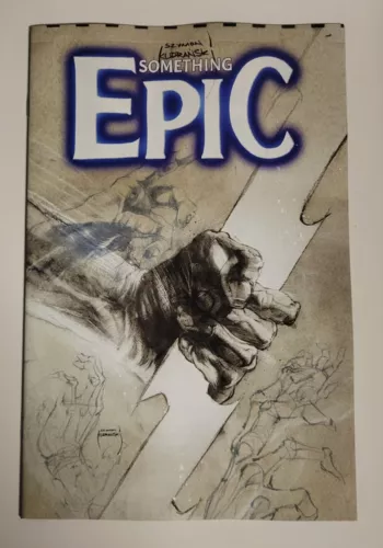 SOMETHING EPIC #9 04/2024 NM-/VF+ CVR B SZYMON KUDRANSKI B&W IMAGE COMICS 