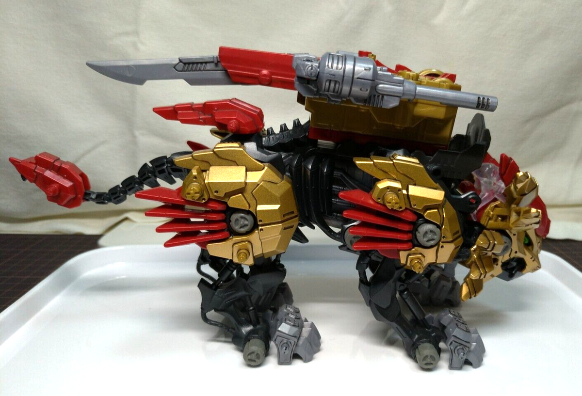 ZOIDS WILD ZW36 RISING LIGER panel lining version USED