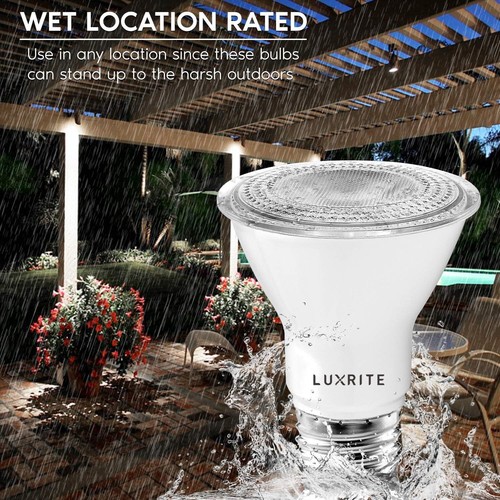Dimmable LED Spotlight Bulbs - 12 Pack, 3500K Natural White, 500 Lumens Light - Picture 4 of 8