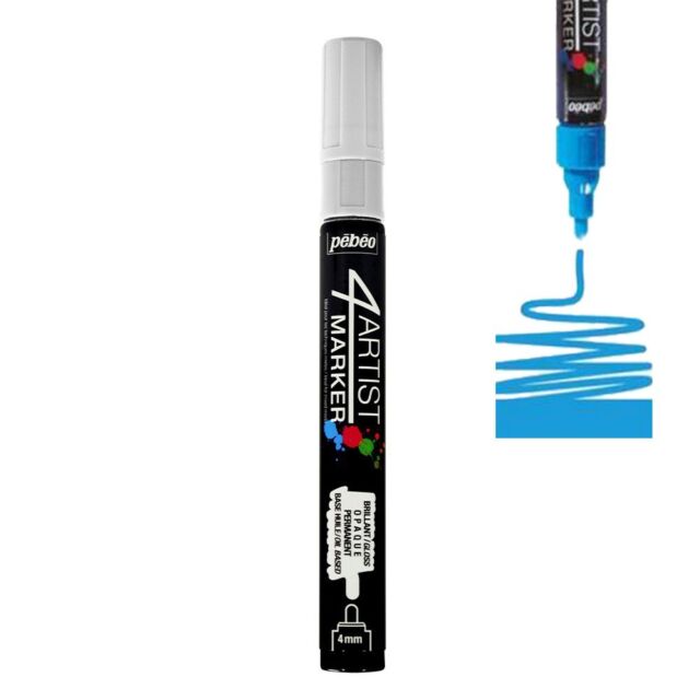 Pebeo 4Artist Oil Markers Glossy All Surface Permanent Paint Pens in 18 Colours