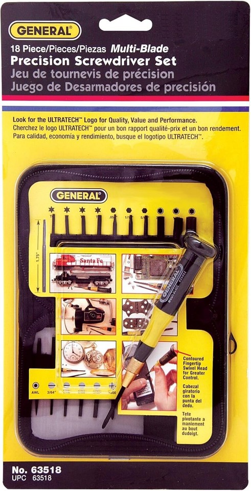 General Tools 63518 18-Pc Precision Screwdriver Set - New / #R1C1C | eBay