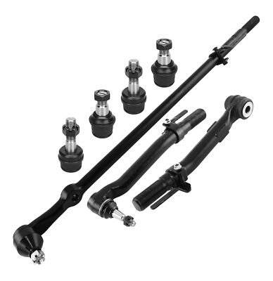 7 Pc Drag Link Upper Lower Ball Joints Outer Tie Rods for F-250 F-350 Super Duty