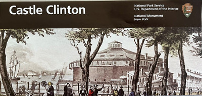 2026 CASTLE CLINTON MONUMENT - NY   NATIONAL PARK SERVICE UNIGRID BROCHURE/MAP