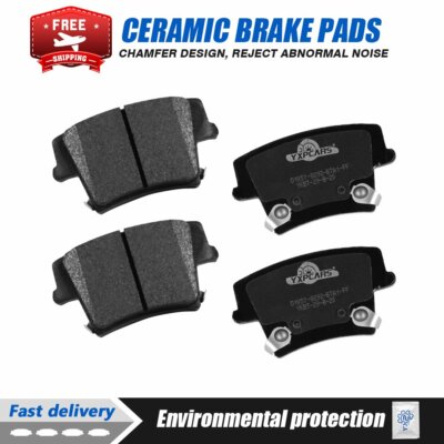 Rear Ceramic Brake Pads For V6 RWD 2005 2006 2007--2018 Challenger Charger 300