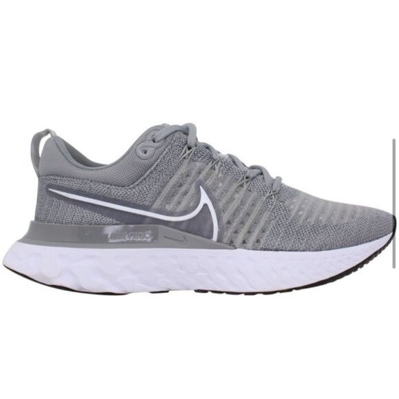 Nike React Infinity Run FK 2 Running Shoes in Particle Grey White Grey Fog Black  