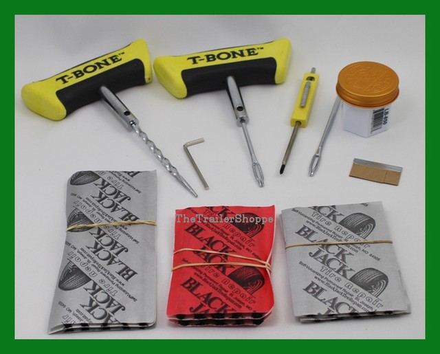 Black Jack Tire Repair KT330B T Bone Tire Repair Kit 30 Repa for sale
