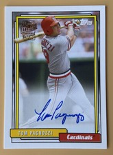 Topps Archives Fan Favorite- TOM PAGNOZZI- Certified Auto, FFA-TP, Cardinals