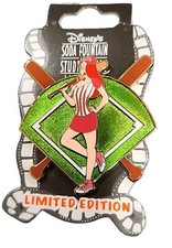 Disney Pin Jessica Rabbit Baseball Batting Stance Playing Ball DSF LE 300 97072