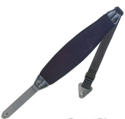 Neotech Mega Neopren gepolsterter Komfort Gitarren-/Bassgurt, lang, schwarz, 8301042