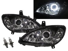 V-Class W639 VITO 03-10 Guide LED Angel-Eye Headlight BK for Mercedes-Benz LHD