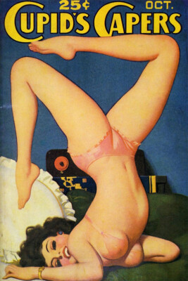 Cupids Capers Vintage Classic Pinup Girl Retro Gift Wall Art - POSTER 20''x30''
