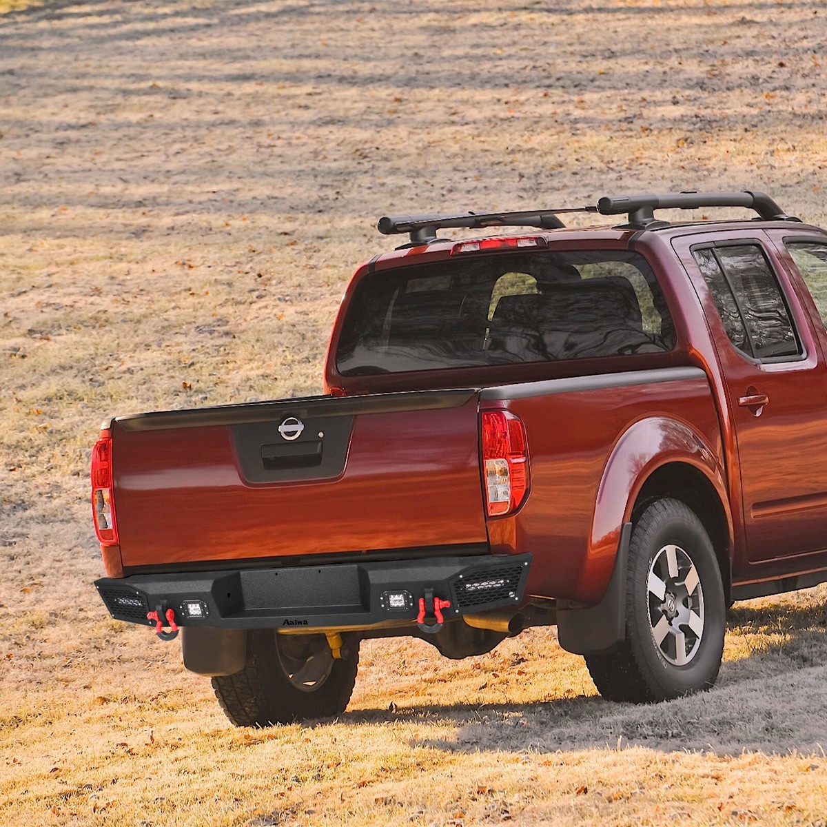 For 2005-2022 Nissan Frontier Front Rear Bumper Offroad w/Winch For 2005-2022 Nissan Frontier Front Rear Bumper Offroad w/Winch