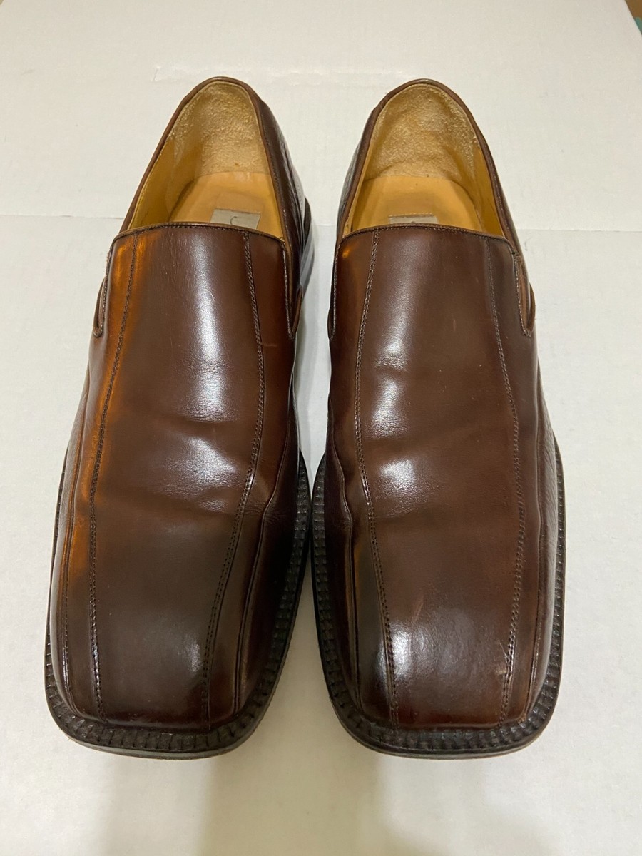 Mezlan Mens Brown Leather Slip on Shoes size 9 M | eBay display picture 2