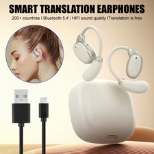 150 Languages Translator Earbuds Real Time Translator Earphones Smart Voice -US
