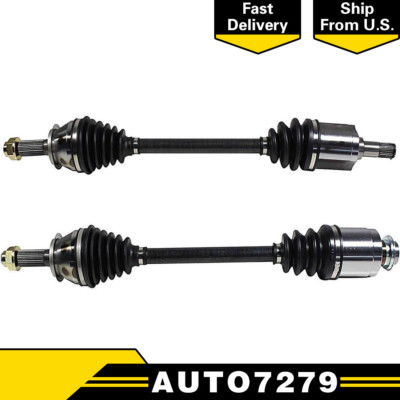 Pair Of 2 Front CV Axle Assemblies For 2002-2006 Honda CR-V (2.4L) - Left & Right Drive Shaft Set