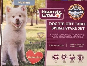 dog spiral stake