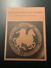 The Cincinnati Art Museum Bulletin Volume 8 #1 February 1966 Greek Vases