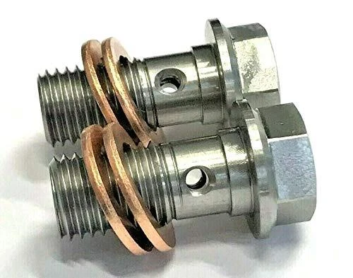 PrecisionGeek Hohlschraube M10x1,25mm Edelstahl Bremssattel 
