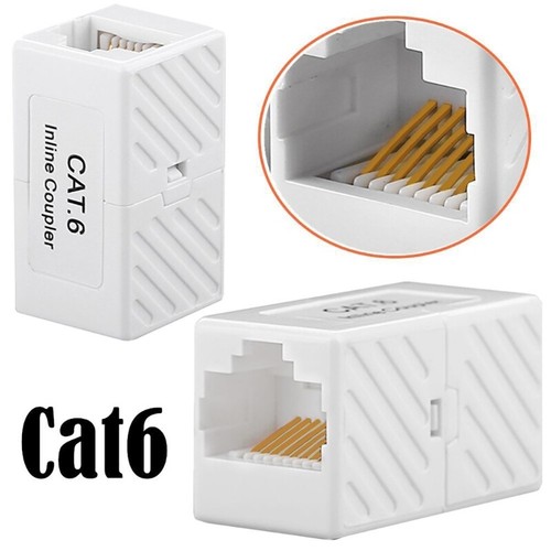 RJ45 Coupler Ethernet Cable LAN Connector Cat6/Cat5e Network Cable Extender - Afbeelding 3 van 8